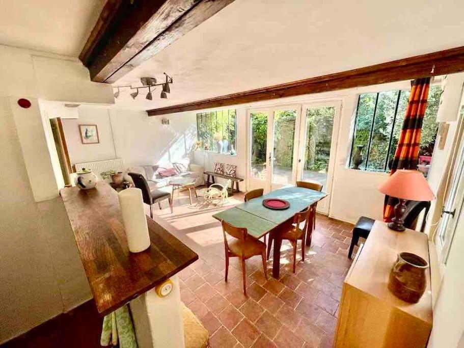 Charmante Maison Dans Jardin, Calme, 55M2- 2Ch, Metro, Tres Proche Paris Vitry-sur-Seine Exterior foto